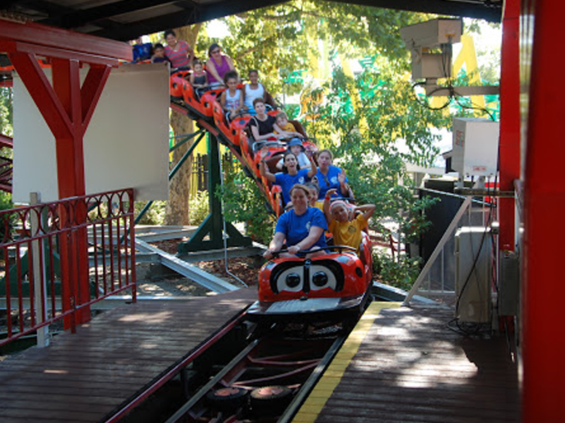 Lady Bug Roller Coaster In Long Island, New York - Adventureland