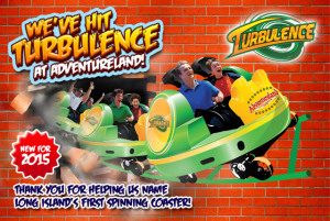 Adventureland S New Turbulence Coaster Grand Opening Adventureland Amusement Park