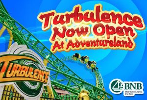 Turbulence Coaster The Hottest New Attraction On Long Island Adventureland Amusement Park