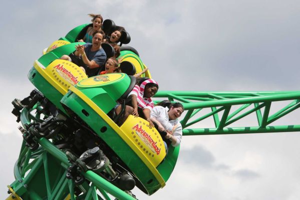 Ride an Adventureland roller coaster for free Adventureland s