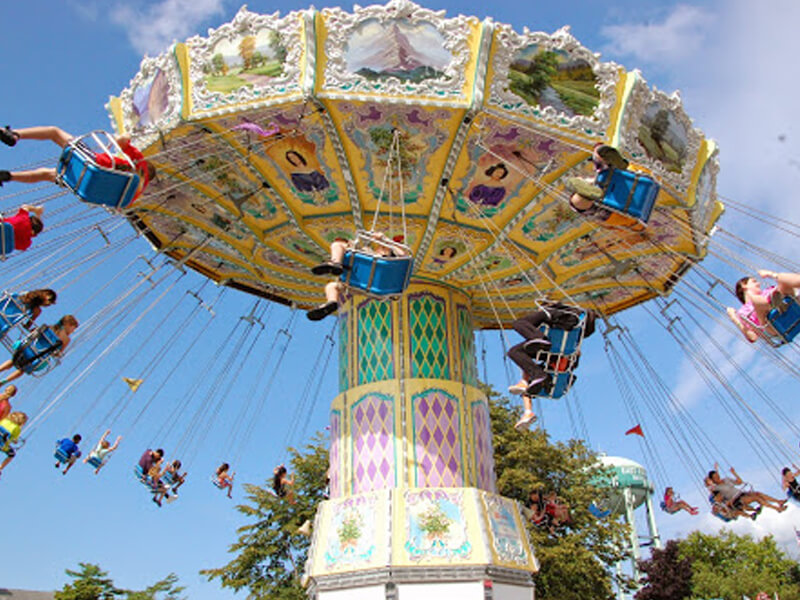 Wave Swing Adventureland Amusement Park Long Island New York