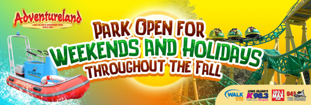 Park open wekends and holidays throughout the fall